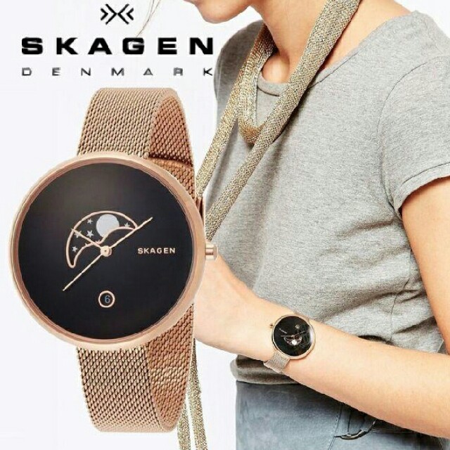 SKAGEN(スカーゲン)の大人気！ ✨　廃盤モデル　◆SKAGEN《スカーゲン》腕時計　レディース レディースのファッション小物(腕時計)の商品写真
