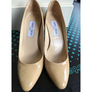 ジミーチュウ(JIMMY CHOO)のジミーチュウ   専用 ベージュパンプス 未使用 37.5(ハイヒール/パンプス)