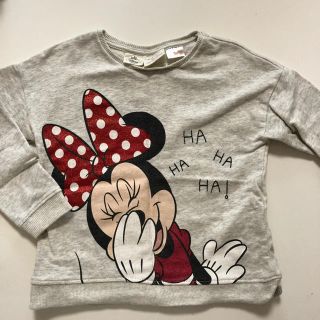 ザラ(ZARA)のミニーちゃん トレーナー(Tシャツ/カットソー)