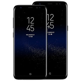 サムスン(SAMSUNG)のau版 galaxy s8 64gb Coral Blue 画面割れ。(スマートフォン本体)