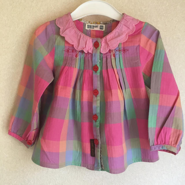 RAG MART(ラグマート)の専用☆RAG MART 90 シャツ  キッズ/ベビー/マタニティのキッズ服女の子用(90cm~)(ブラウス)の商品写真