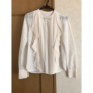 シーバイクロエ(SEE BY CHLOE)の週末限定値下げ！シーバイクロエ   ブラウス  白   34(シャツ/ブラウス(長袖/七分))