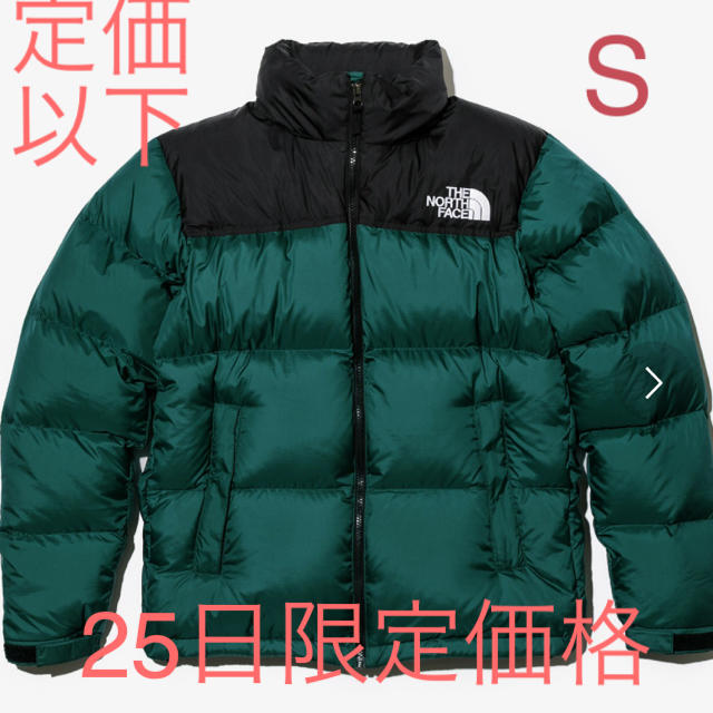 THE NORTH FACE - 新品 ザノースフェイス ヌプシジャケット グリーン s ...