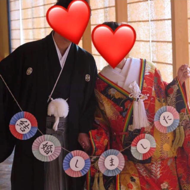 ガーランド 結婚式 和装 ハンドメイドのウェディング(その他)の商品写真