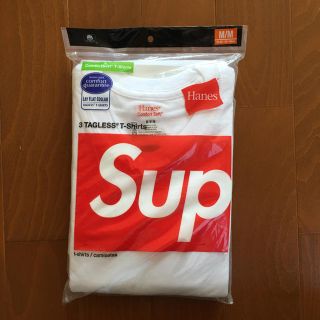 シュプリーム(Supreme)のSupreme/Hanes Tagless Tees 3枚パック Mサイズ(Tシャツ/カットソー(半袖/袖なし))