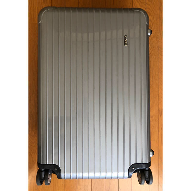 最適な材料 RIMOWA - RIMOWA リモワ スーツケース サルサ 58L シルバー TSAロック対応 トラベルバッグ/スーツケース