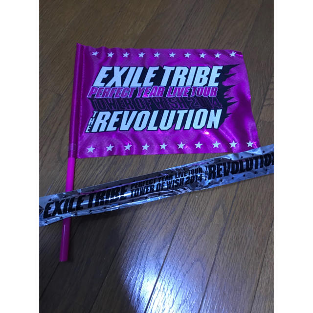 EXILE(エグザイル)のEXILE ライブフラッグ エンタメ/ホビーのタレントグッズ(ミュージシャン)の商品写真