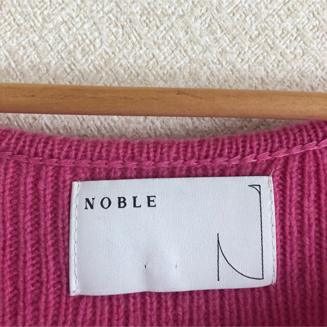 Noble(ノーブル)のW/Ca7ゲージヘンケイパフスリーブプルオーバー レディースのトップス(ニット/セーター)の商品写真