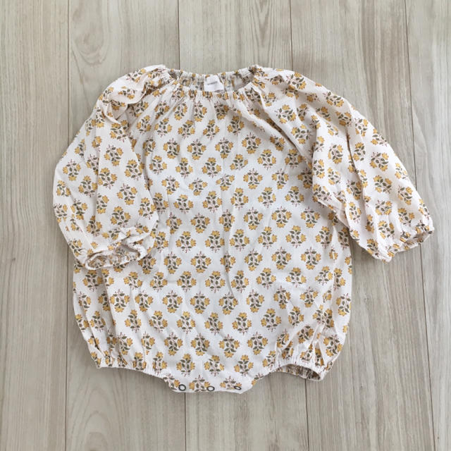 Caramel baby&child (キャラメルベビー&チャイルド)のMonbebe Maple print ロンパース キッズ/ベビー/マタニティのベビー服(~85cm)(ロンパース)の商品写真