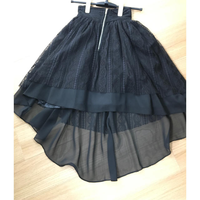 playroom シャラルラスカート イレヘムスカート レディースのスカート(ひざ丈スカート)の商品写真