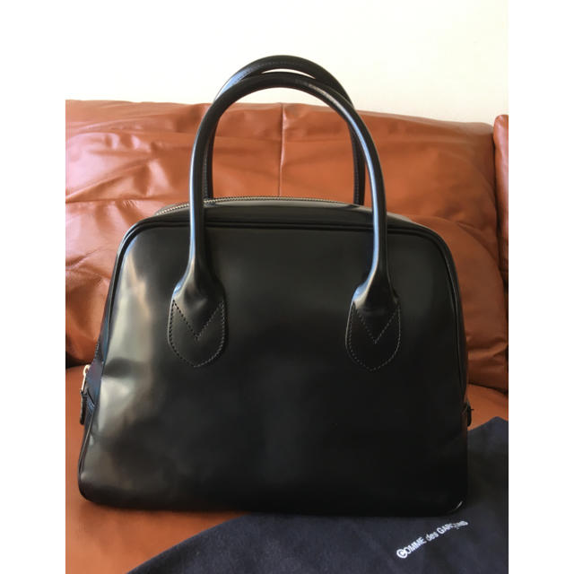 COMME des GARCONS × ace. フェイクレザーボストンバッグW37cm