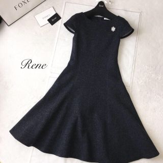 ルネ(René)の美品♡Rene ルネ ワンピース DM搭載 ドレス 2017年♡¥81,000(ひざ丈ワンピース)