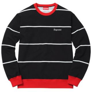 シュプリーム(Supreme)のSupreme Striped Crewneck 17AW(スウェット)