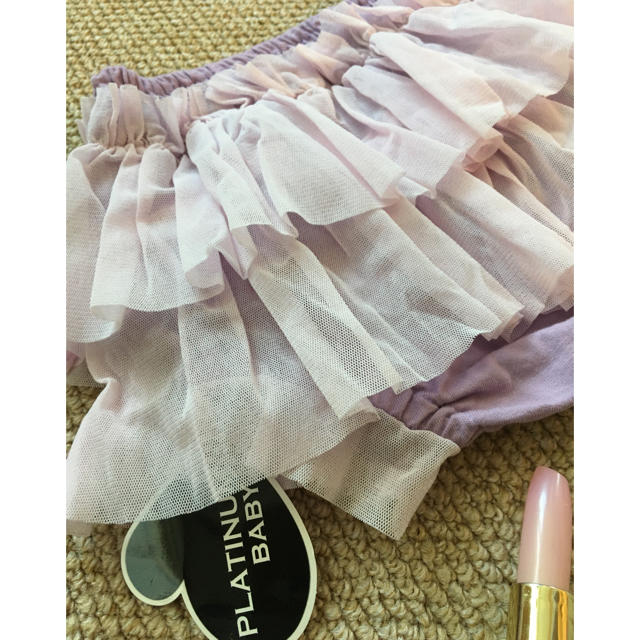 プラチナム ベイビー チュール チュチュ ブルマ キッズ/ベビー/マタニティのベビー服(~85cm)(スカート)の商品写真