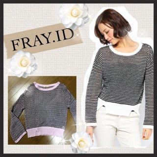 フレイアイディー(FRAY I.D)の激かわ♡FRAY.ID♡ボーダーニット(ニット/セーター)