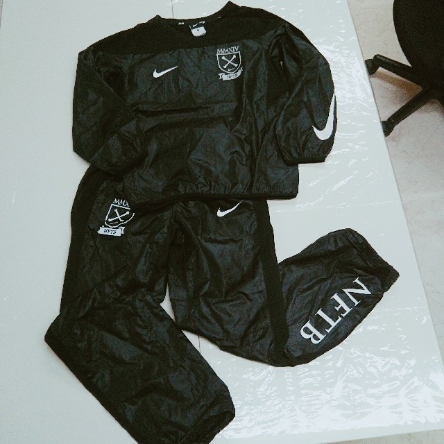 NIKE - 美品NIKEナイキNFTBジャージ上下セットS 黒 サッカー野球