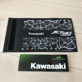 カワサキ(カワサキ)のkawasaki船検書入れ   ステッカー  キーフロート(その他)