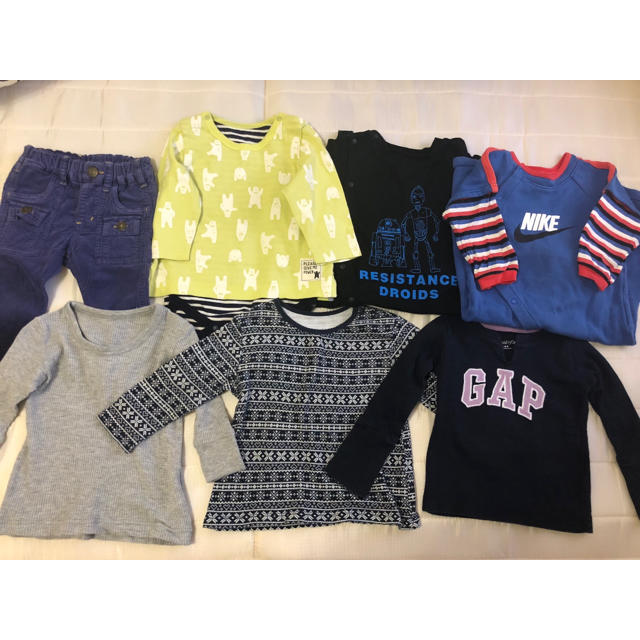 GAP(ギャップ)の男の子80まとめ売り キッズ/ベビー/マタニティのベビー服(~85cm)(その他)の商品写真