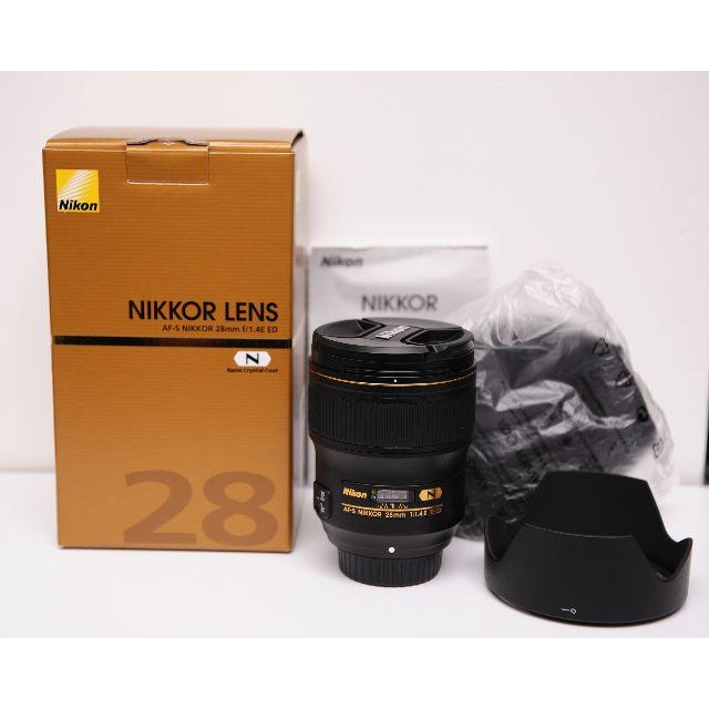話題の人気 Nikon 美品 ED F1.4E 28mm NIKKOR AF-S NIKON - レンズ(単