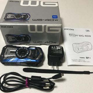 リコー(RICOH)の《美品》wg-40w 防水、Wi-Fi搭載(コンパクトデジタルカメラ)