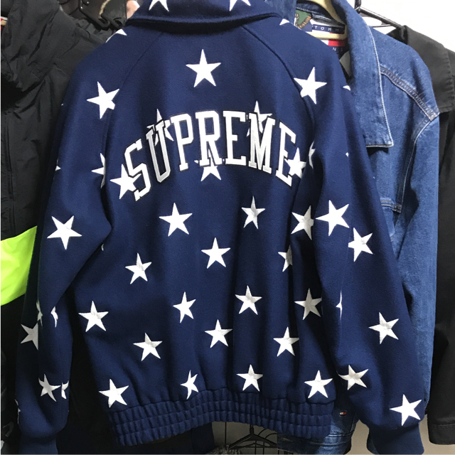 Supreme(シュプリーム)のsupreme stars  zip  jacket メンズのジャケット/アウター(スタジャン)の商品写真