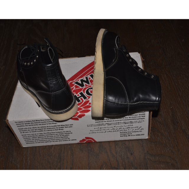 REDWING 8130 MOC TOE BOOTS　Black　美品