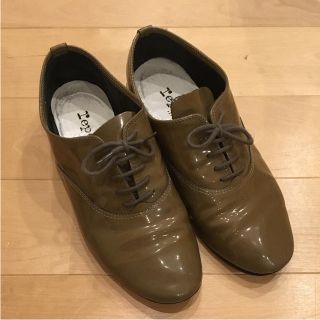 レペット(repetto)のrepetto レースアップシューズ （ベージュ）(ローファー/革靴)