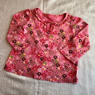 オシュコシュ(OshKosh)の【み様専用】OshKosh カットソー 子供 90 ピンク 花柄(Tシャツ/カットソー)