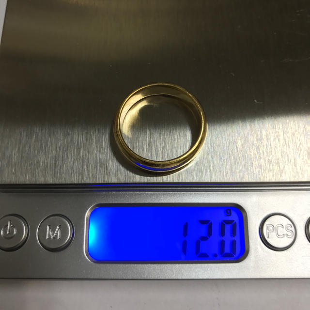 20K ゴールドの指輪  総重量 12ｇ メンズのアクセサリー(リング(指輪))の商品写真