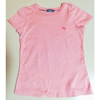 バーバリー(BURBERRY)の【値下げしました！】BURBERRY正規品　ワンポイントロゴTシャツ(ピンク)(Tシャツ(半袖/袖なし))