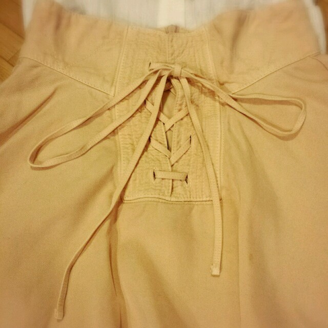 FRAY I.D(フレイアイディー)の鍵編みキュロットスカート レディースのスカート(ミニスカート)の商品写真