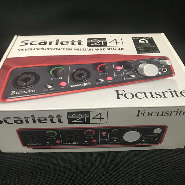 Focusrite Scarlett 2i4 楽器のDTM/DAW(オーディオインターフェイス)の商品写真