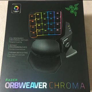 レイザー(LAZER)の【美品】Razer Orbweaver Chroma キーパッド(PC周辺機器)