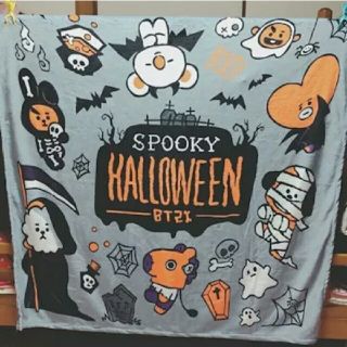 ボウダンショウネンダン(防弾少年団(BTS))のbt21 ハロウィン毛布【新品・未使用】(毛布)