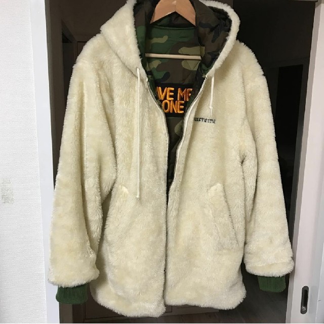 シュプリーム  17AW  Reversible Sherpa Work Parka リバーシブルファーブルゾン メンズ XL