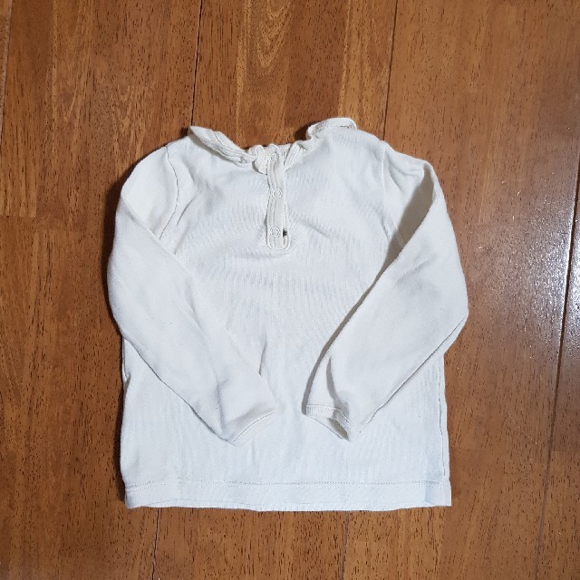 PETIT BATEAU(プチバトー)のプチバトー　襟付きカットソー キッズ/ベビー/マタニティのベビー服(~85cm)(シャツ/カットソー)の商品写真