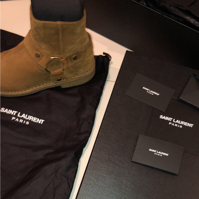 Saint Laurent(サンローラン)のsant laurent 定価14万円 リングブーツ メンズの靴/シューズ(スニーカー)の商品写真