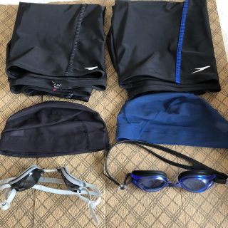 スピード(SPEEDO)のぴんく角煮うどん様 スイミング3点セット(水着)