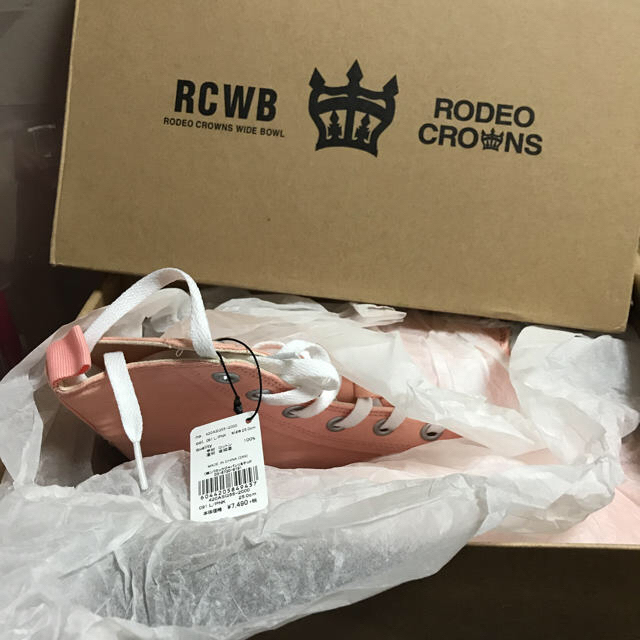 RODEO CROWNS(ロデオクラウンズ)のRODEO CROWNS ハイカットスニーカー レディースの靴/シューズ(スニーカー)の商品写真