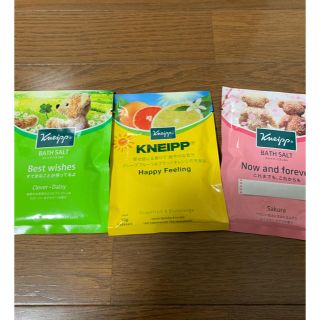 クナイプ(Kneipp)のKNEIPP バスソルト 3袋セット※値下げしました※(入浴剤/バスソルト)