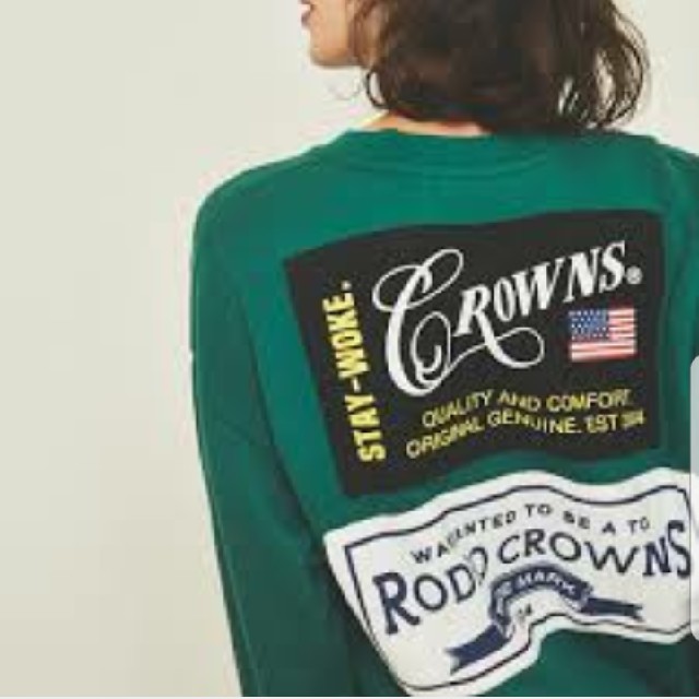 RODEO CROWNS WIDE BOWL(ロデオクラウンズワイドボウル)の今期新作☆完売✩RODEO CROWNS✩RCWB✩メニータグスウェット
 レディースのトップス(トレーナー/スウェット)の商品写真