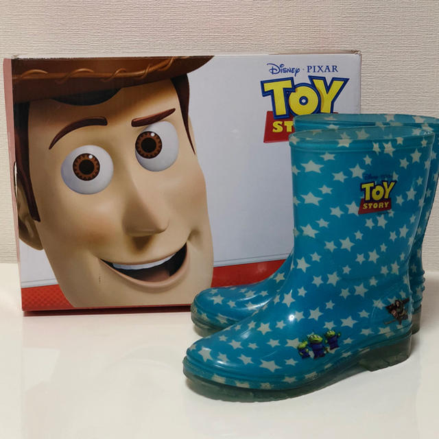 Disney(ディズニー)のトイストーリー 子供 レインブーツ 18cm 長靴 ディズニー キッズ/ベビー/マタニティのキッズ靴/シューズ(15cm~)(長靴/レインシューズ)の商品写真