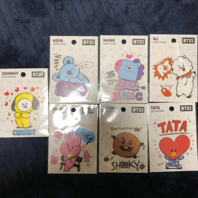 防弾少年団(BTS)(ボウダンショウネンダン)のBT21 ステッカー エンタメ/ホビーのCD(K-POP/アジア)の商品写真