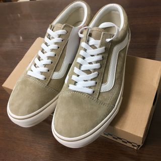 ヴァンズ(VANS)の【新品】ヴァンズ オールドスクール ベージュ27.5㎝(スニーカー)