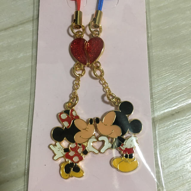 Disney(ディズニー)のディズニー ミッキーミニーのペアストラップ エンタメ/ホビーのおもちゃ/ぬいぐるみ(キャラクターグッズ)の商品写真