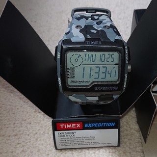 タイメックス(TIMEX)のTIMEX EXPEDITION GRID SHOCK アーミー ウォッチ(腕時計(デジタル))
