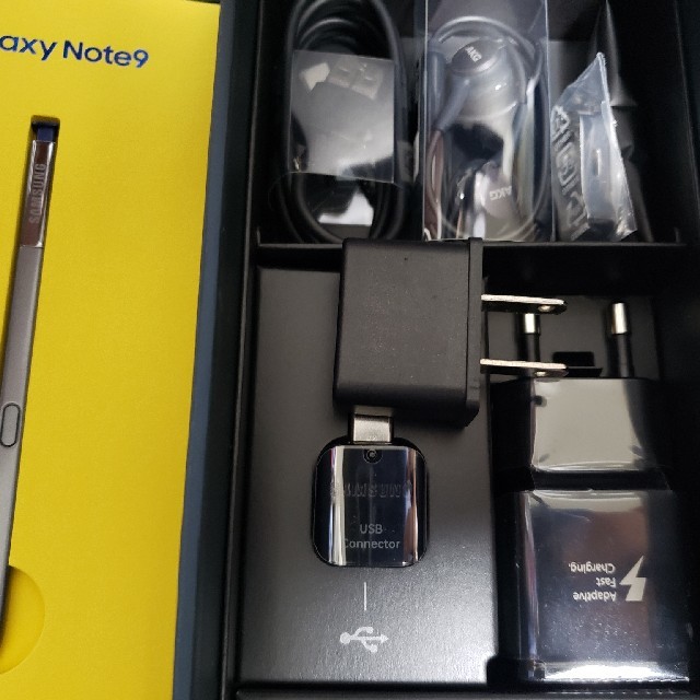 SAMSUNG(サムスン)のGalaxy note9 512GB 8G SM-N960N ブルー　Sペン2本 スマホ/家電/カメラのスマートフォン/携帯電話(スマートフォン本体)の商品写真