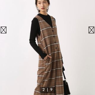 アズールバイマウジー(AZUL by moussy)のAZULBYMOUSSY チェックオールインワン(オールインワン)