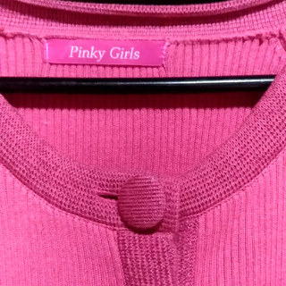 ピンキーガールズ(PinkyGirls)のPinky GIRLS ピンク カーディガン(カーディガン)