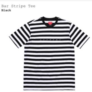 シュプリーム(Supreme)の supreme  bar stripe tee ★ L(Tシャツ/カットソー(半袖/袖なし))